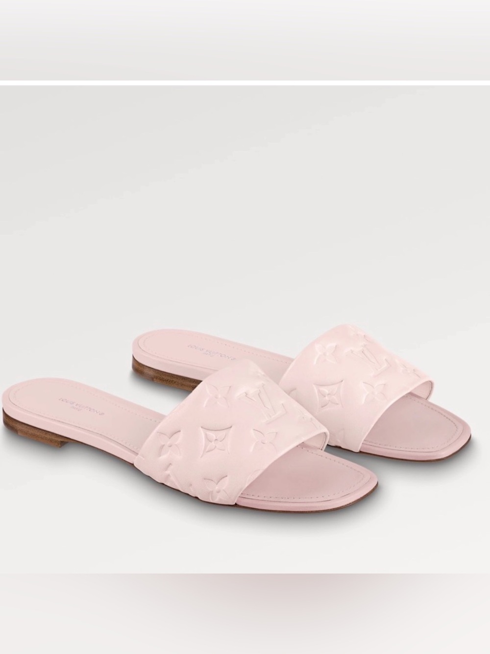Louis Vuitton Blush Pink Neo Revival Mules
